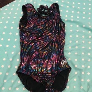 GT Elite Colorful Leotard with matching scrunchy